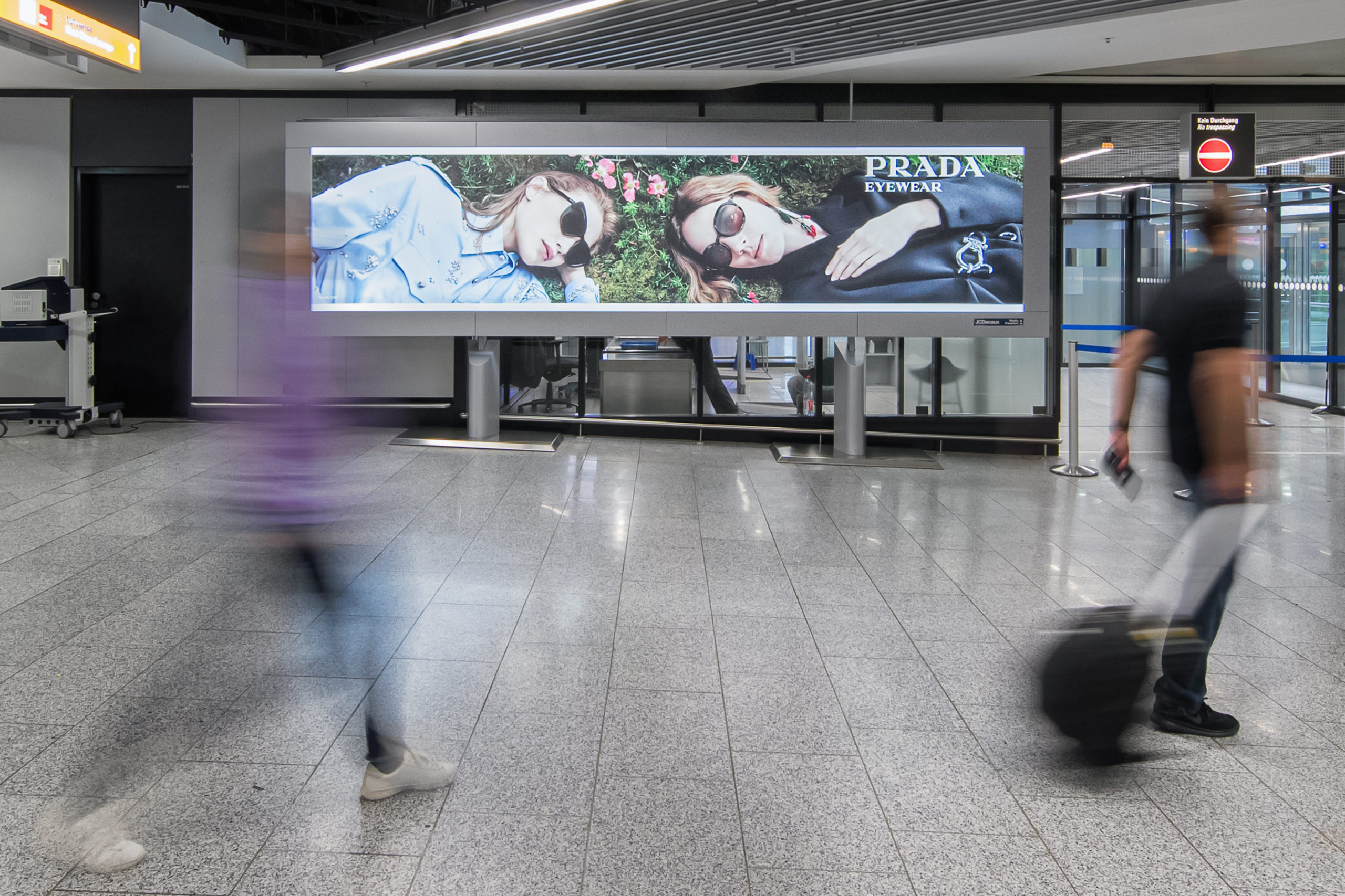 spazi pubblicitari presso l'aeroporto di Francoforte