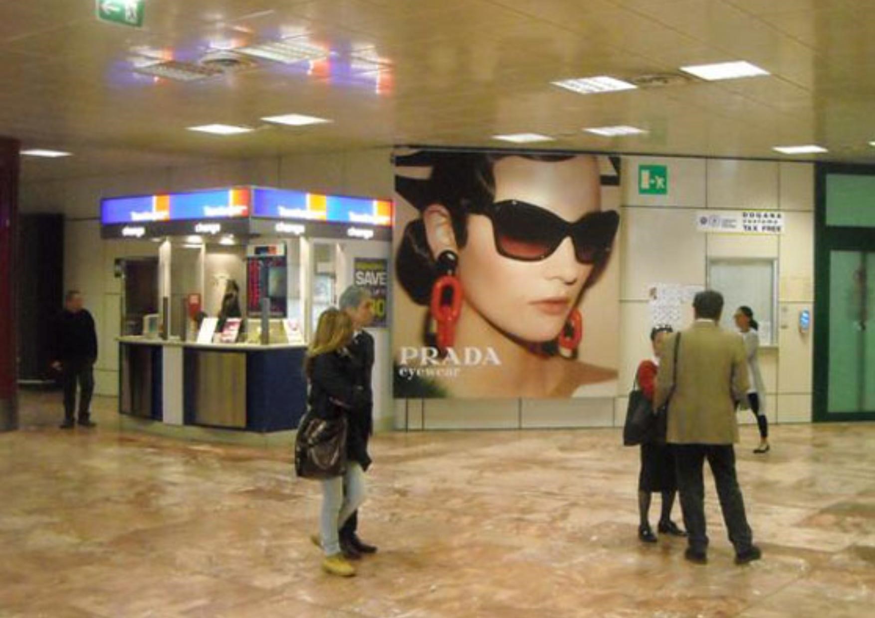 spazio pubblicitario aeroporto di Roma